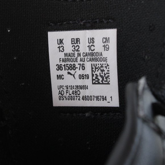 KIDS BLACK PUMA GV SPECIAL SHOES - Picture 10 of 10